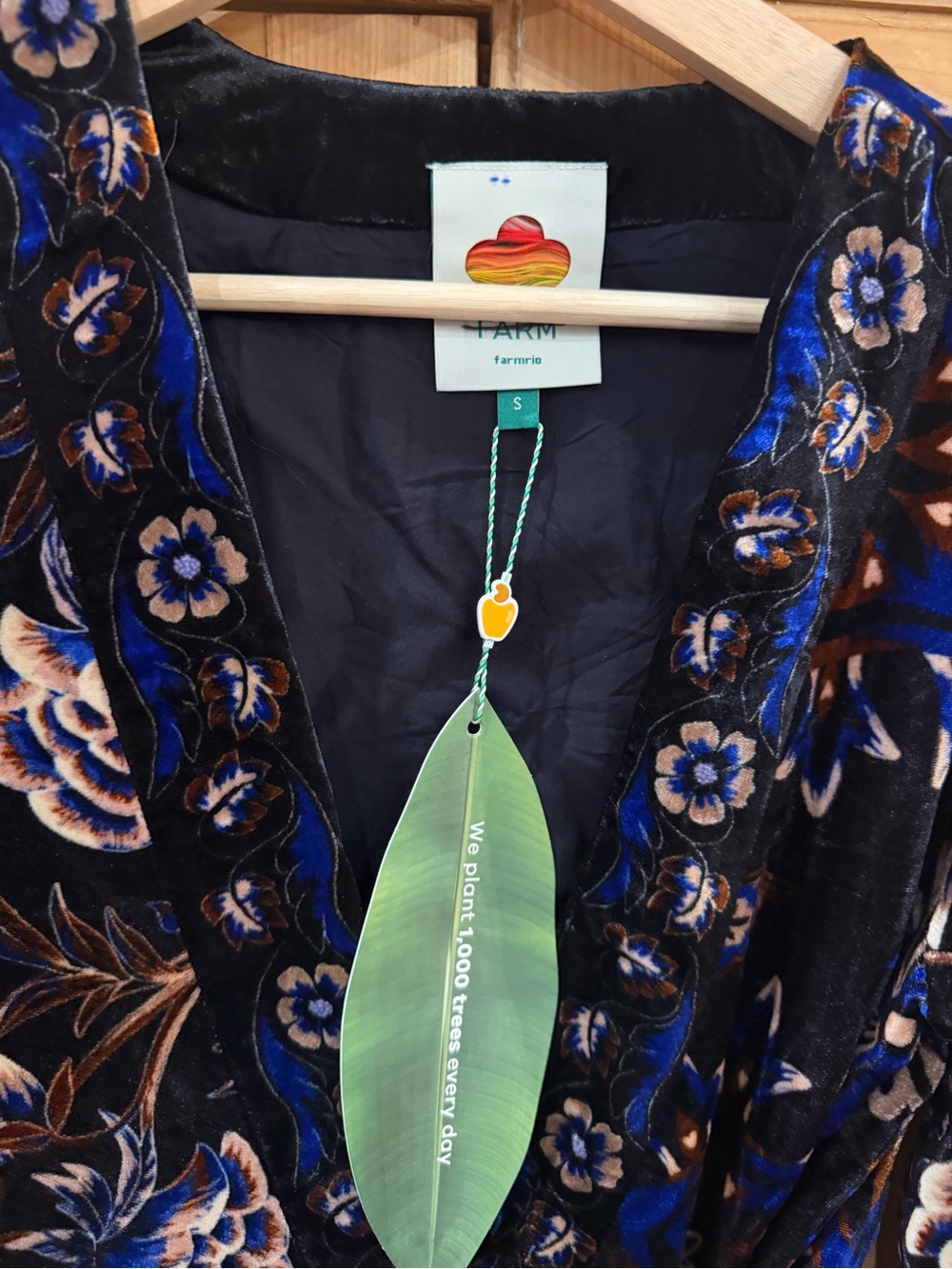 Farm Rio Arabesque Wrap Mini Dress - Picture 6 of 6
